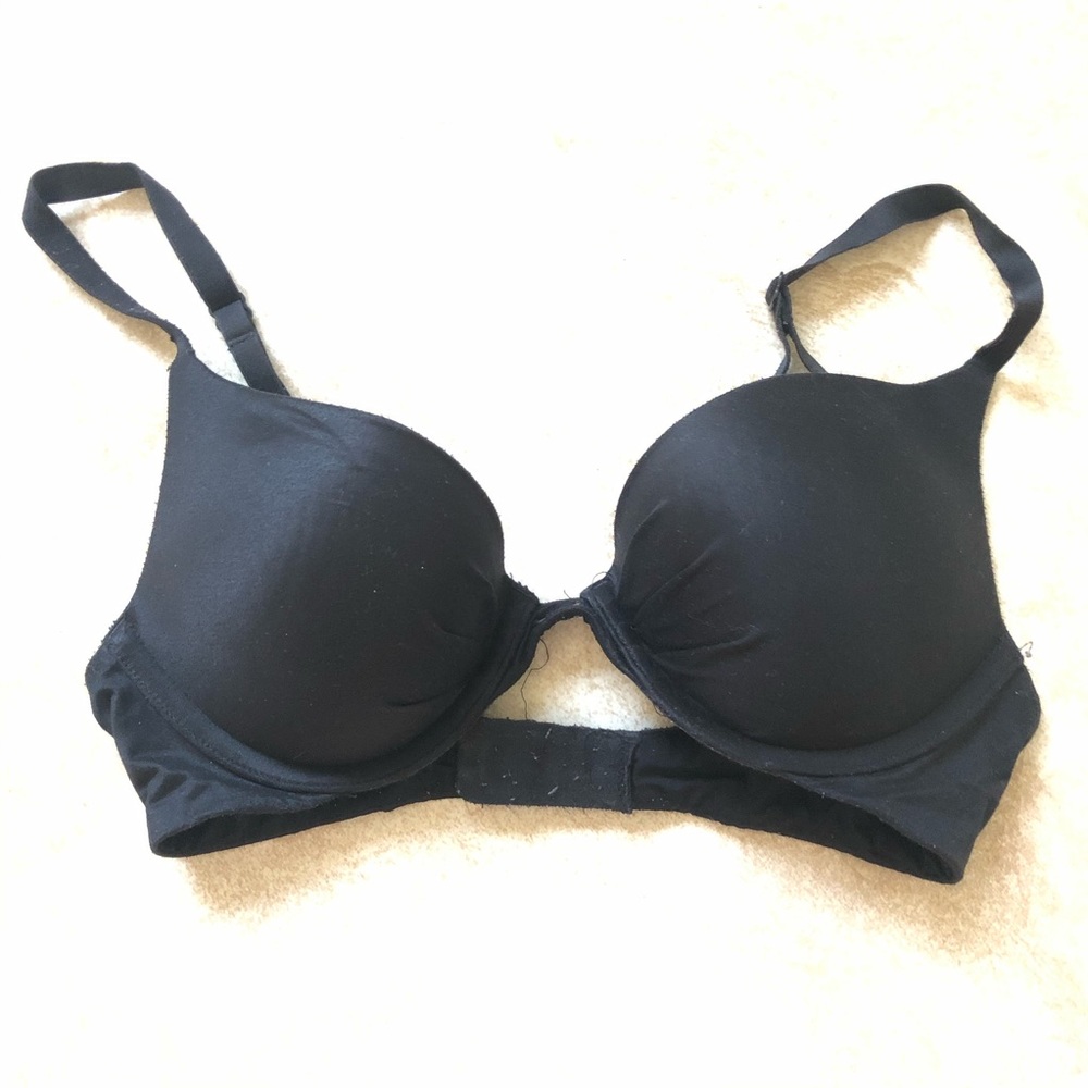 Women’s Victoria’s Secret Plunge Bra 32C Black Padded
